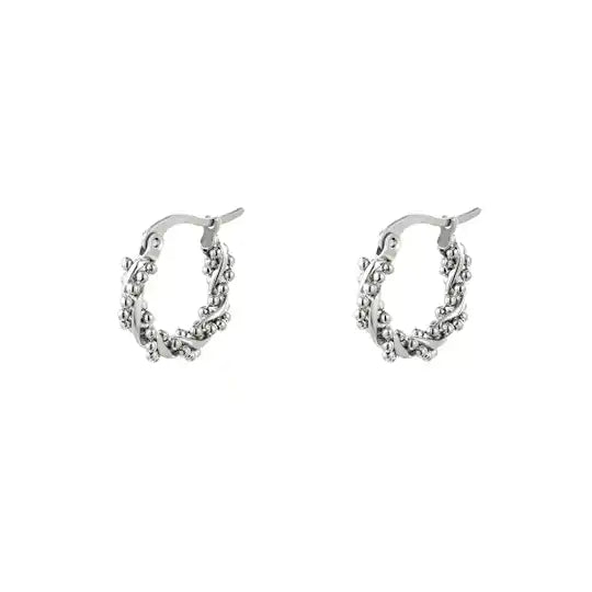 Oorbellen Twisted Pearls