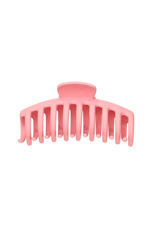 Large Hair Clip Matte Pink