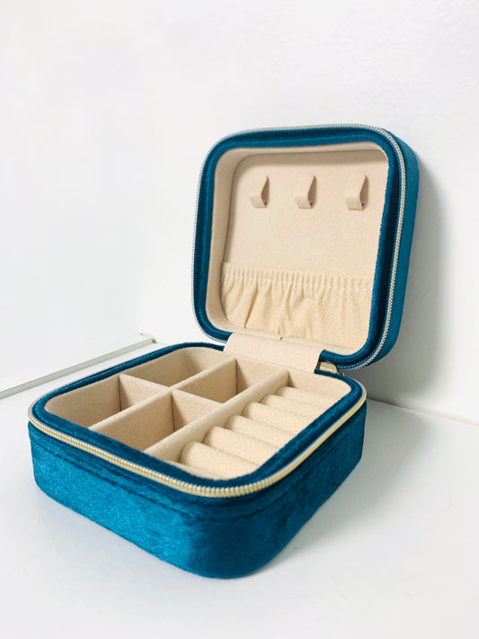 Travel Case Sieraden Blauw