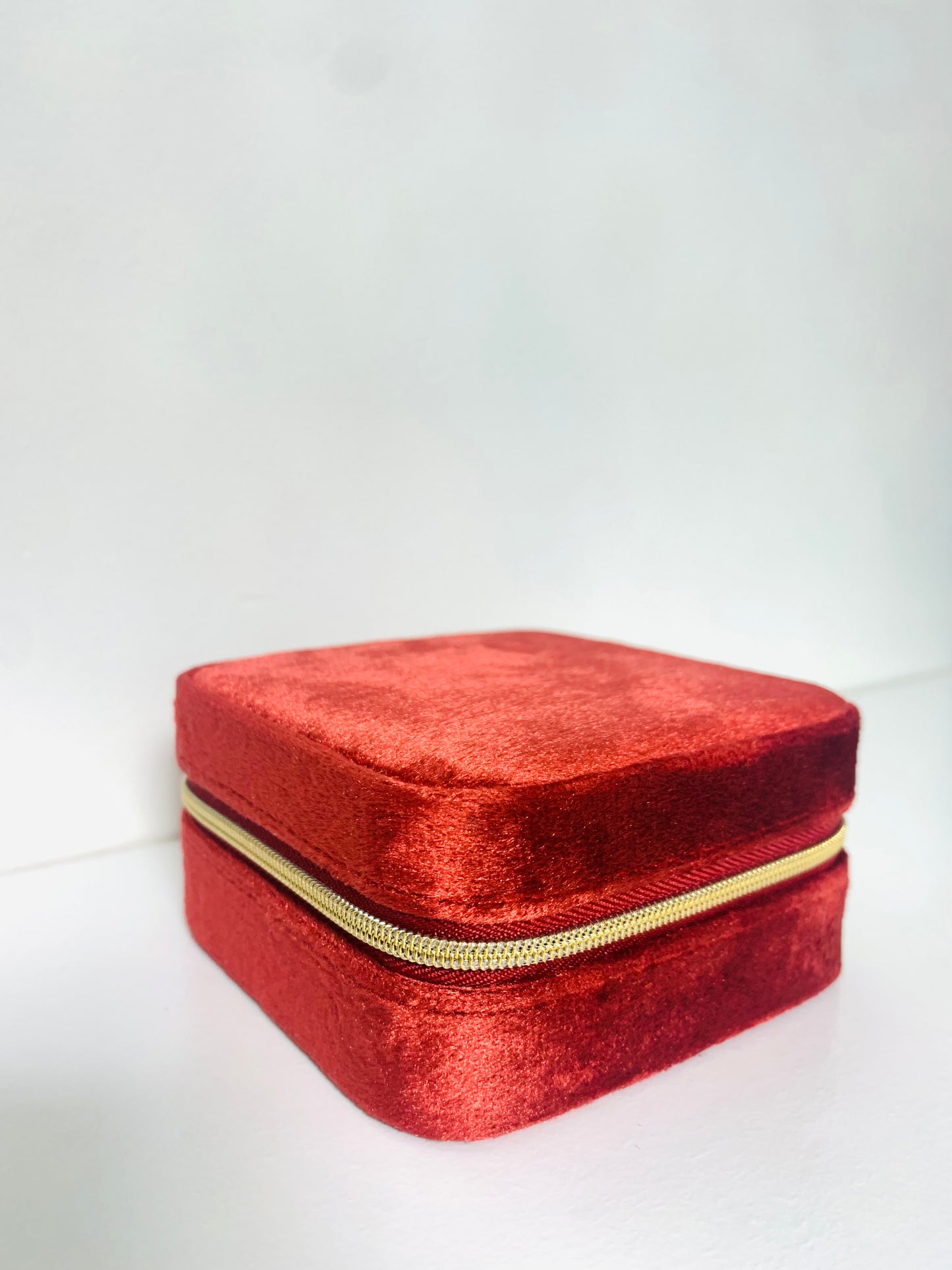 Travel Case Jewelry Red