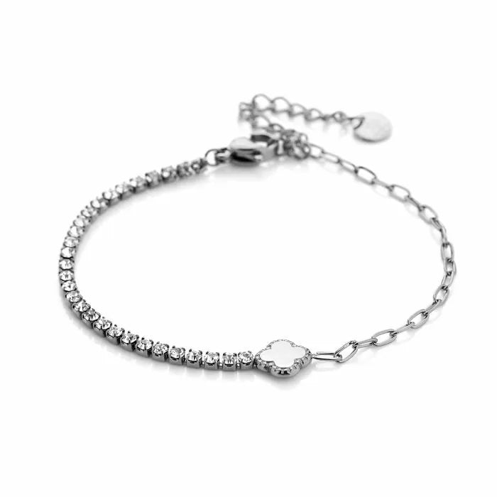 Armband Kleeblatt-Diamanten